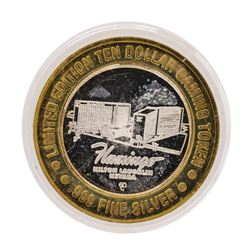 .999 Silver Flamingo Hilton Laughlin, Nevada $10 Casino Limited Edition Gaming T