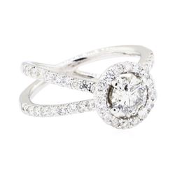 18KT White Gold 1.60ctw Diamond Ring