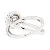 Image 3 : 18KT White Gold 1.60ctw Diamond Ring
