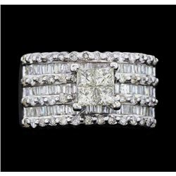 18KT White Gold 1.85ctw. Diamond Ring