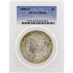 1898-O $1 Morgan Silver Dollar Coin PCGS MS64
