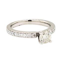18KT White Gold 0.86ctw Diamond Ring