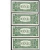 Image 2 : Lot of (4) Consecutive 1957 $1 Silver Certificate Notes Uncirculated