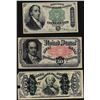 Image 1 : Lot of (3) Fifty Cent Fractional Currency Notes