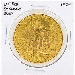 1924 $20 St. Gaudens Double Eagle Gold Coin