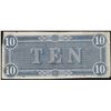 Image 2 : 1864 $10 Confederate States of America Note
