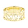 Image 2 : 14KT Yellow Gold Filigree Ring