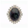 Image 6 : 14KT Yellow Gold 7.46ctw Opal and Diamond Anniversary Ring
