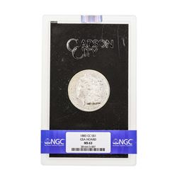 1883-CC $1 Morgan Silver Dollar Coin NGC MS63 GSA