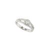 Image 2 : 14KT White Gold 0.62ctw Round Cut Diamond Ring