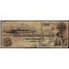 Image 1 : 1850 $5 The Cochituate Bank Obsolete Note