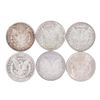 Image 2 : Lot of (6) 1921 $1 Morgan Silver Dollar Coins