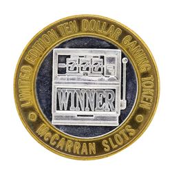 .999 Silver McCarran International Airport $10 Casino Limited Edition Gaming Tok