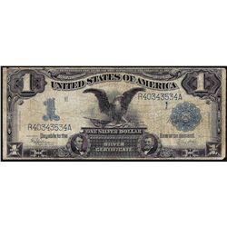 1899 $1 Black Eagle Silver Certificate Note