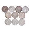 Image 2 : Lot of (10) $1 Peace Silver Dollar Coins