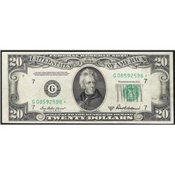 1950B $20 Federal Reserve STAR Note