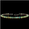 Image 1 : NATURAL AAA RAINBOW WHITE OPAL Bracelet