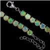 Image 3 : NATURAL AAA RAINBOW WHITE OPAL Bracelet