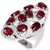 Image 1 : Natural PIGEON BLOOD RED RUBY RING