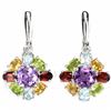 Image 1 : Natural Multi Gemstone EarRing