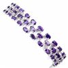 Image 1 : Natural  AAA Intense Purple Amethyst 103 Cts Bracelet