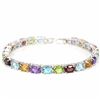 Image 1 : Natural Multi Gemstones 82 Carats Bracelet