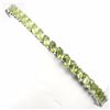 Image 2 : Natural Top Rich Green Peridot  82 Cts Bracelet