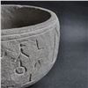 Image 4 : Ancient Stone Bowl Rare Brahmi Inscriptions and Carvings