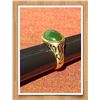 Image 3 : Antique Natural Jade & Solid Gold (Heavy) Ring