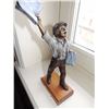 Image 1 : Bronze Paper Boy Statue, "Extra! Extra!" by Becky Eiker 11"H x 6"W x 4"L - with plaque signature $45