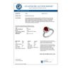 Image 3 : 2.75 CTW Ruby & Diamond Ring 10K White Gold - REF-49N3A - 12726