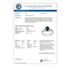 Image 3 : 1.60 CTW Emerald & Diamond Ring 18K White Gold - REF-81K3W - 14202