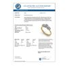 Image 3 : 2 CTW Past Present Future Certified VS/SI Diamond Ring Martini 18K Yellow Gold - REF-408N6A - 32257