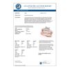 Image 3 : 2.1 CTW Certified VS/SI Diamond 3 Stone Princess Cut 2Pc Set 14K Rose Gold - REF-507N3A - 32028