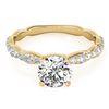 Image 1 : 1.15 CTW Certified VS/SI Diamond Solitaire Ring 18K Yellow Gold - REF-186M9F - 27476