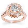 Image 1 : 2.04 CTW Certified VS/SI Diamond Ring 14K Rose Gold - REF-285Y5X - 11396