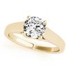 Image 2 : 0.50 CTW Certified VS/SI Diamond Solitaire Ring 18K Yellow Gold - REF-104M9F - 28148
