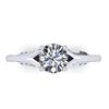 1 CTW Solitaire Certified VS/SI Diamond Ring 14K White Gold - REF-278K4W - 38541