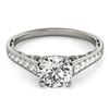 Image 1 : 0.85 CTW Certified VS/SI Diamond Solitaire Ring 18K White Gold - REF-110M7F - 27510