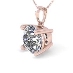 1 CTW VS/SI Diamond Designer Necklace 18K Rose Gold - REF-274R5K - 32351
