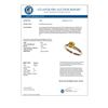 Image 3 : 1.02 CTW Certified Intense Yellow SI Diamond Solitaire Engagement 10K Rose Gold - REF-199M5F - 36525