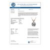 Image 3 : 1.26 CTW Certified H-SI/I Quality Diamond Solitaire Necklace 10K Rose Gold - REF-240M2F - 36774