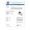 Image 3 : 1 CTW Certified Intense Blue SI Diamond Solitaire Engagement Ring 10K Rose Gold - REF-136M4F - 32891