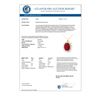 Image 3 : 8.25 CTW Ruby & Diamond Pendant 14K Yellow Gold - REF-131H8M - 12892
