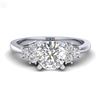 Image 2 : 1 CTW VS/SI Diamond Solitaire Ring 18K White Gold - REF-227M3F - 36935