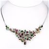 Image 1 : Stunning Multi Color Tourmaline Necklace