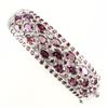 Image 1 : Natural Raspberry Pink Rhodolite  Garnet Bangle