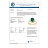 Image 3 : 1.78 CTW Emerald & Diamond Ring 14K Yellow Gold - REF-46K5W - 13647
