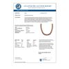Image 3 : 55.5.0 CTW Ruby & VS/SI Certified Diamond Eternity Necklace 10K Yellow Gold - REF-361W8H - 29432