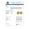 Image 3 : 4 CTW Certified Intense Yellow SI Diamond Solitaire Stud Earrings 10K Rose Gold - REF-930M2F - 33140
